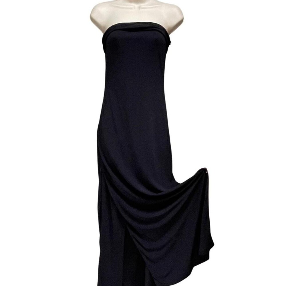Vintage 90s TAHARI Convertible Strapless Tunic + Pants Set | Size 4